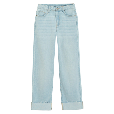 Džínové kalhoty Wide leg -světle modré - 140 DENIM