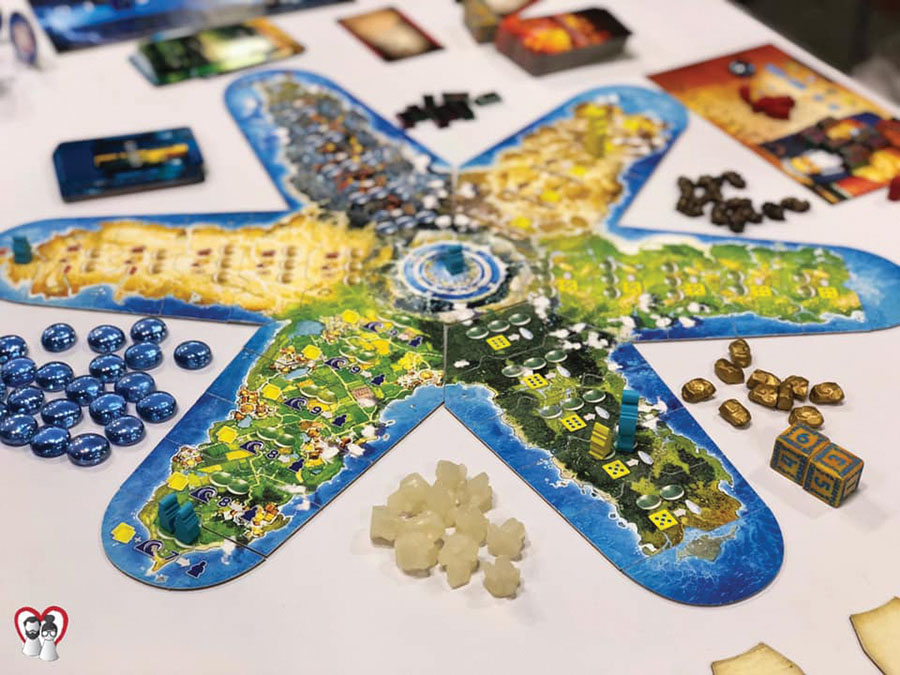 Elf Creek Games Atlantis Rising Deluxe Components