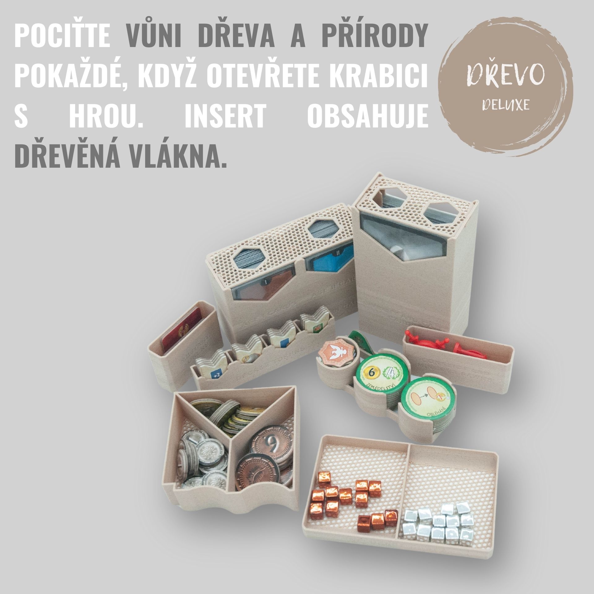 Junta 7 Divů světa: Duel - INSERT do hry (79292) Barva: Deluxe dřevo Insert do deskové hry - Neobsahuje hru!