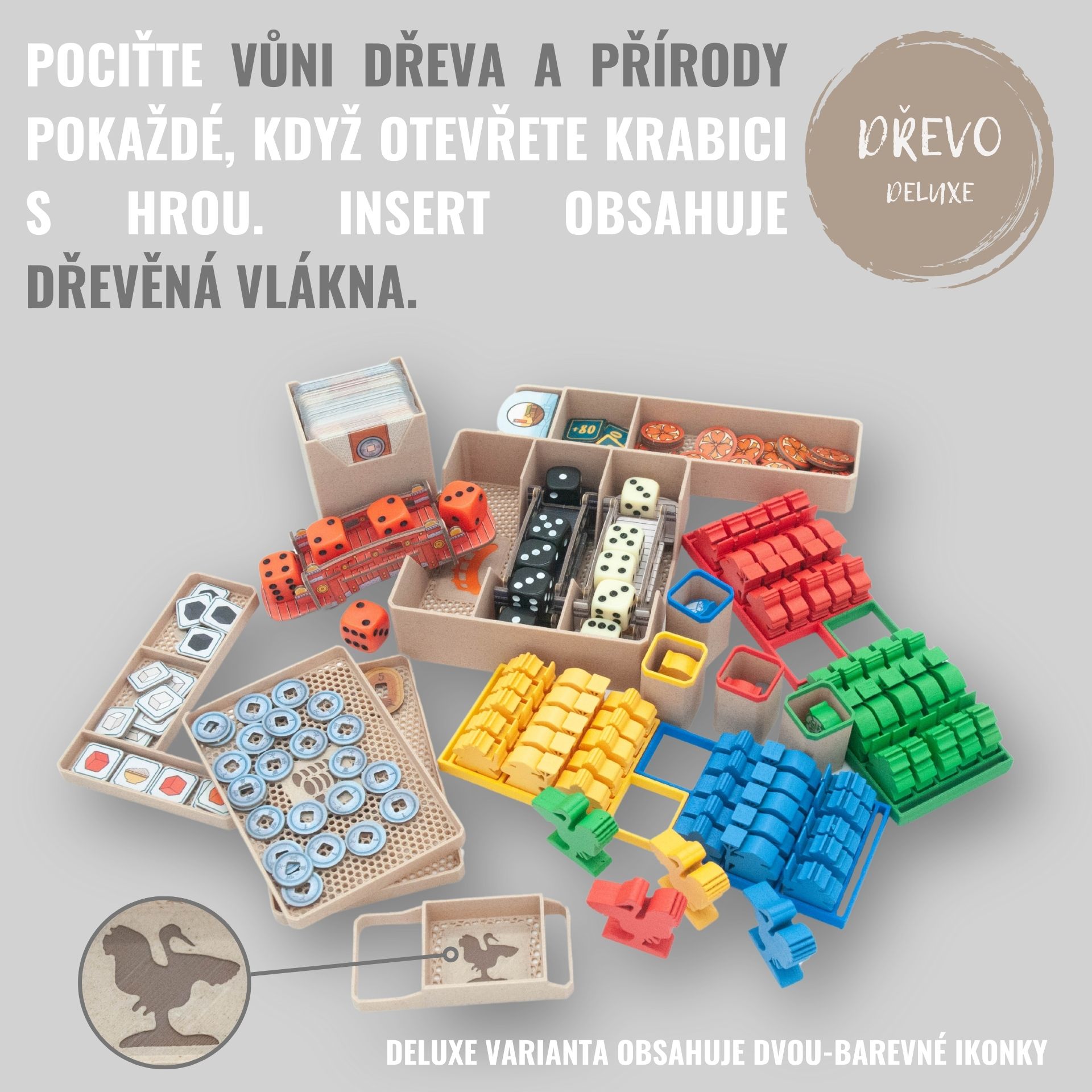 Junta Bílý hrad - INSERT do hry (79298) Barva: Deluxe dřevo Insert do deskové hry - Neobsahuje hru!