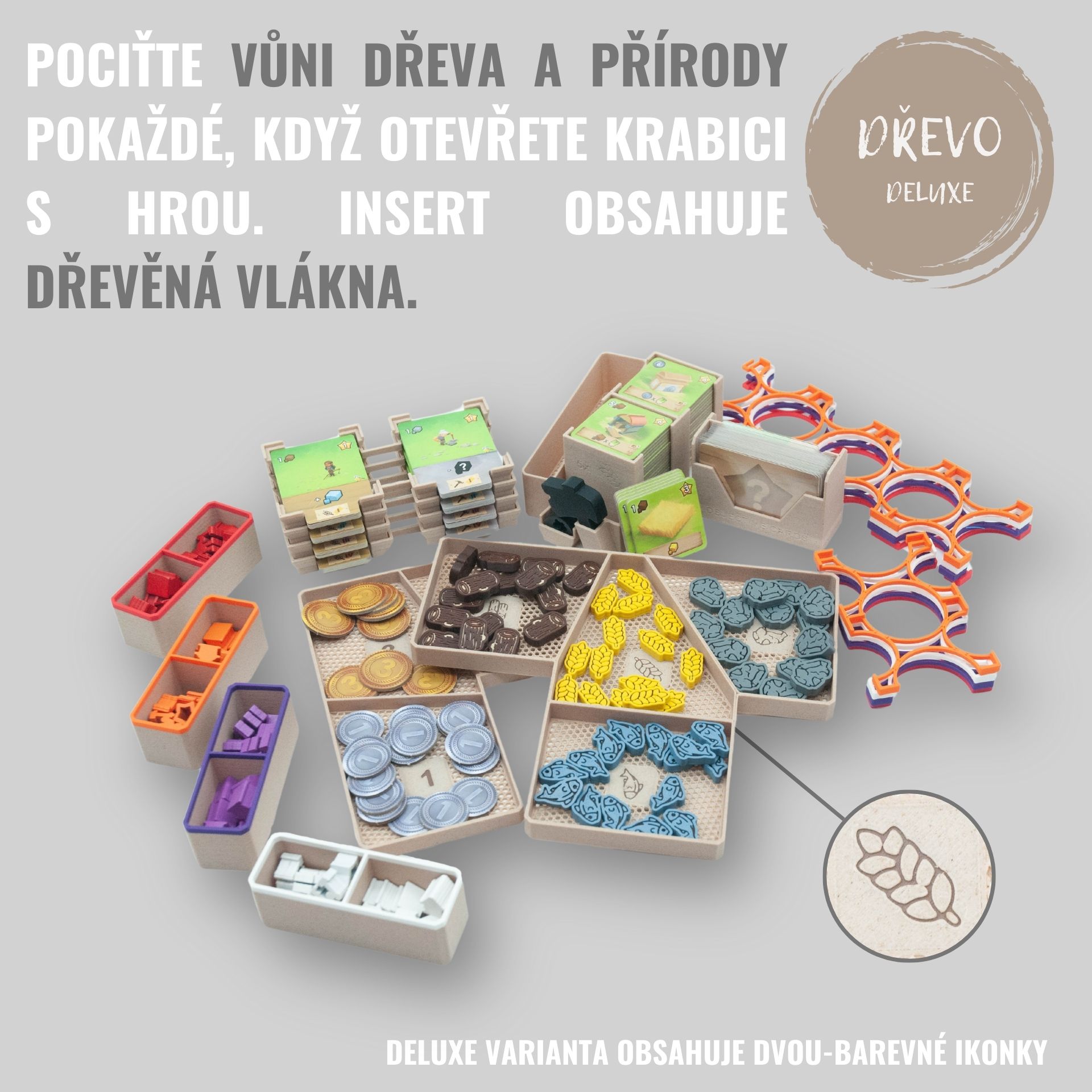 Junta Naše osada - INSERT do hry (79370) Barva: Deluxe dřevo Insert do deskové hry - Neobsahuje hru!