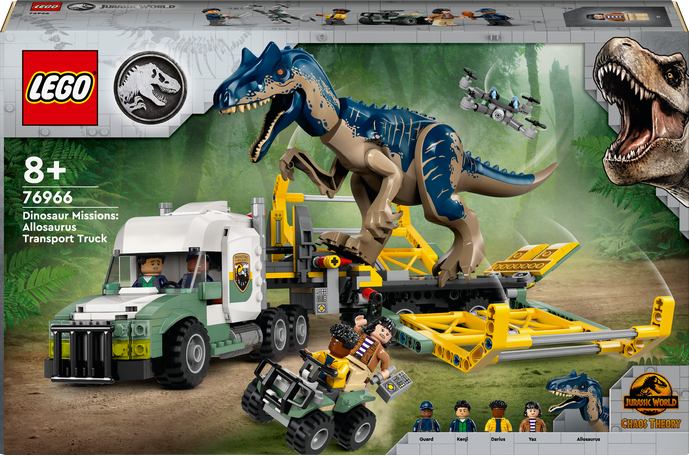 LEGO® Jurassic World Dinosauří mise: Přeprava allosaura 76966