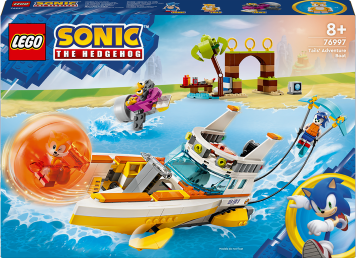 LEGO® Sonic The Hedgehog™ Tails a jeho dobrodružný člun 76997