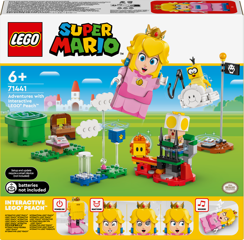 LEGO® Super Mario™ Interaktivní LEGO® Peach™ a dobrodružství 71441