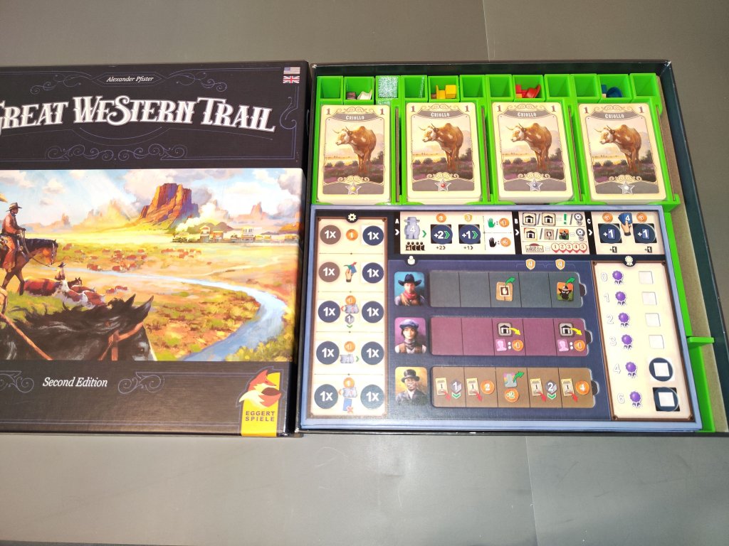 inserty.cz Great Western Trail 2nd Edition - Insert (černý