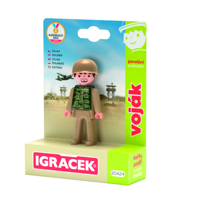 Igráček Voják - figurka s příslušenstvím