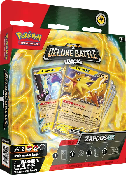 Nintendo Pokémon TCG: Deluxe Battle Deck - Ninetales ex & Zapdos ex Varianty: Zapdos ex