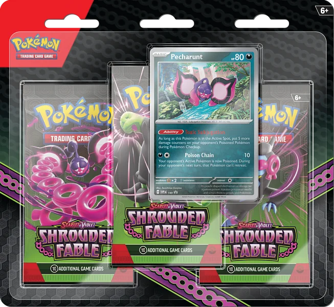 Nintendo Pokémon TCG: SV6.5 Shrouded Fable - 3 Blister