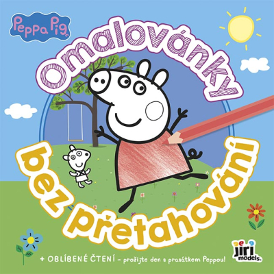 Omalovánky bez přetahování Prasátko Peppa