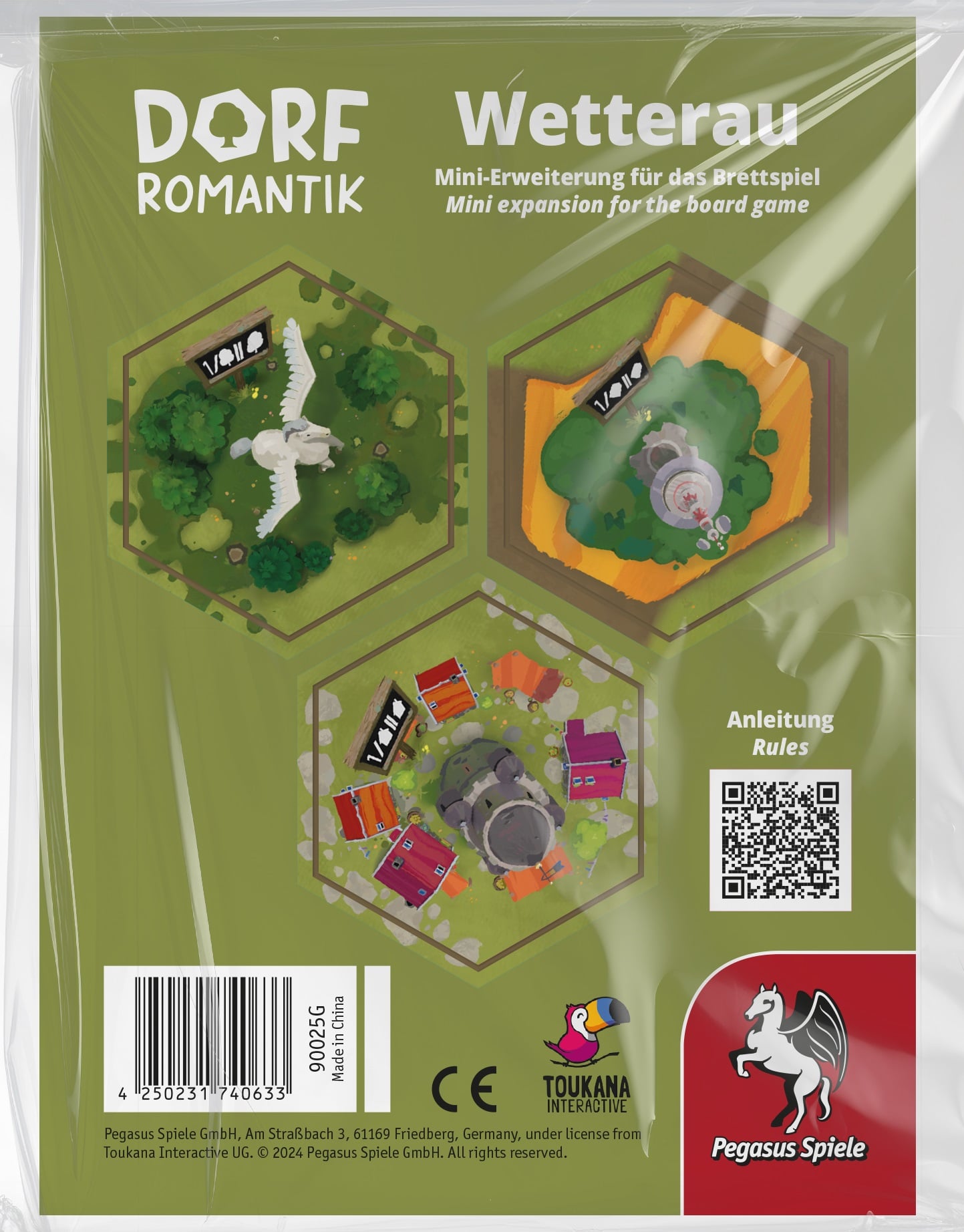 Pegasus Spiele Dorfromantik: The Board Game – Die Wetterau - EN/DE