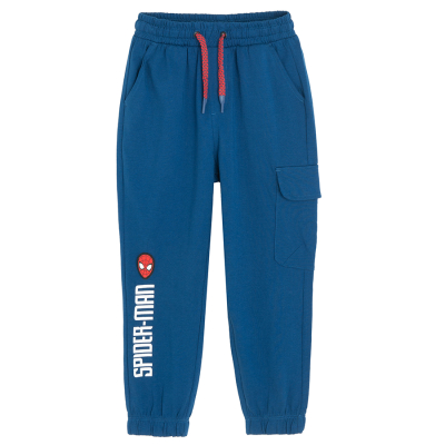 Sportovní kalhoty Spiderman- modré - 104 NAVY BLUE