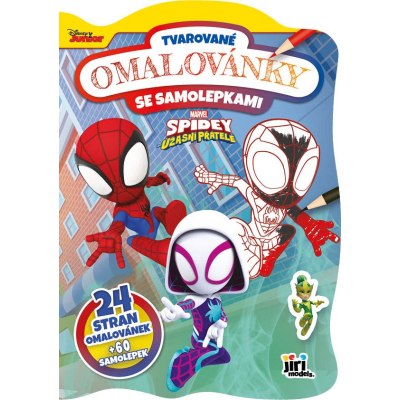 Tvarované omalovánky Spidey