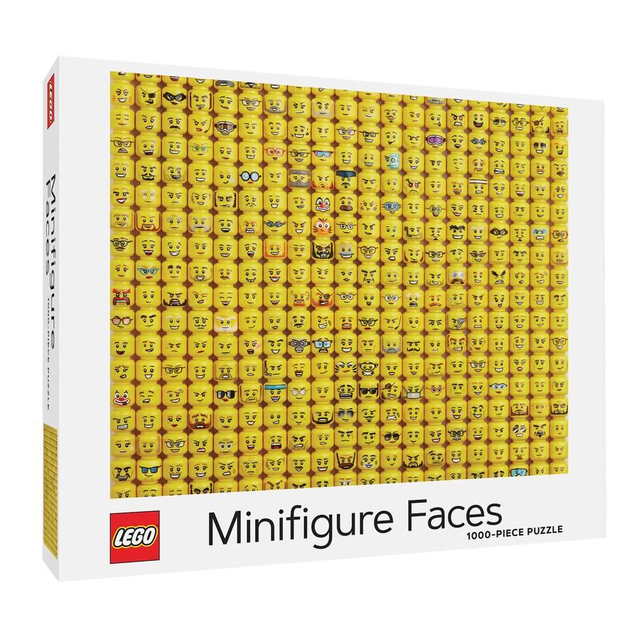 Chronicle Books Poškozené - Puzzle LEGO® Obličeje minifigurek 1000 dílků