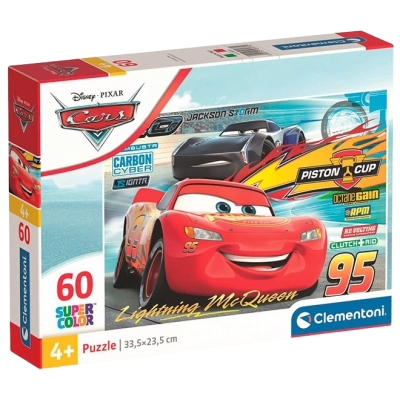 Clementoni - Puzzle 60 Cars 3: Piston Cup