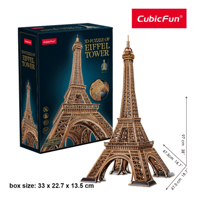 CubicFun - Puzzle 3D Eiffelova věž 97 cm 314 dílků