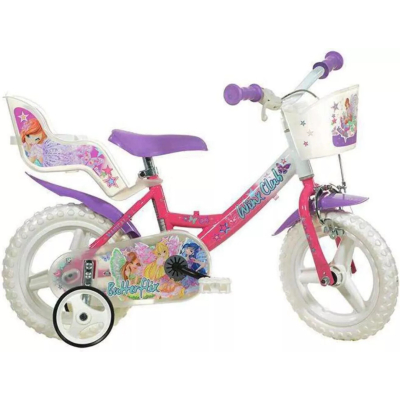 DINO Bikes - Dětské kolo 12" - Winx Club