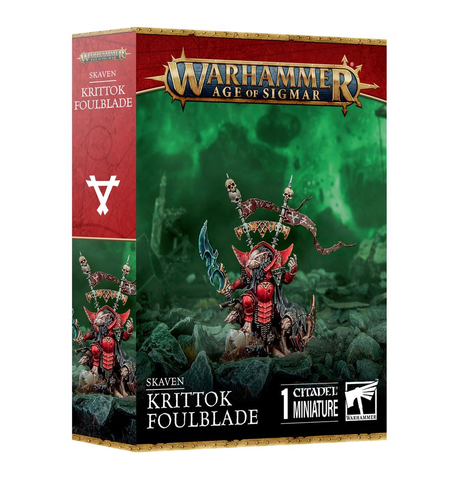 Games Workshop Age of Sigmar: Skaven: Krittok Foulblade - EN