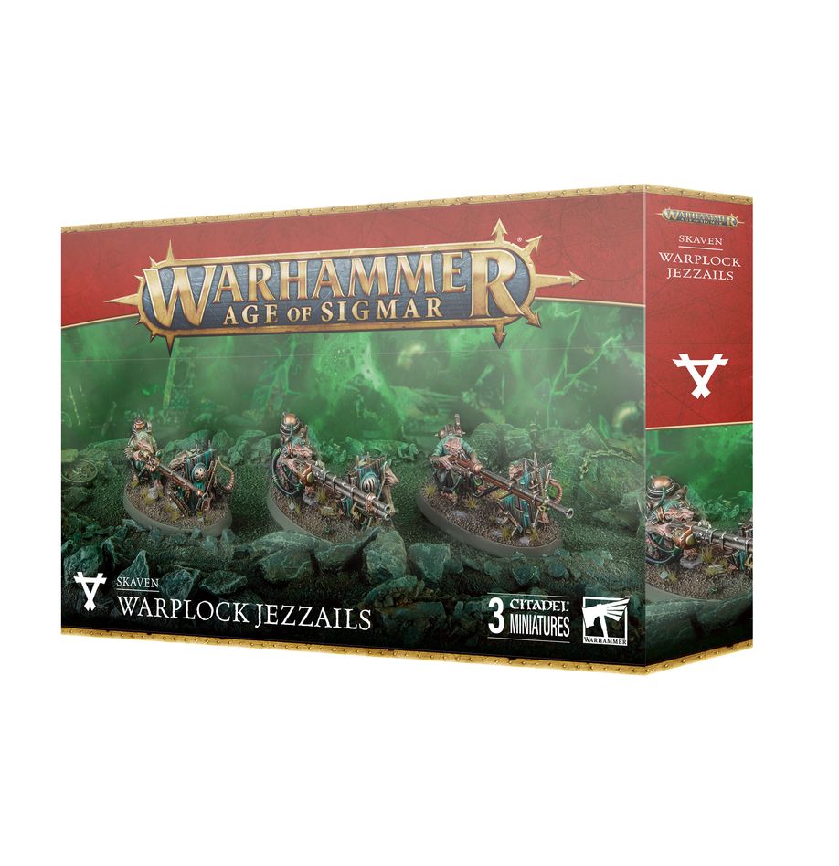 Games Workshop Age of Sigmar: Skaven: Warplock Jezzails - EN