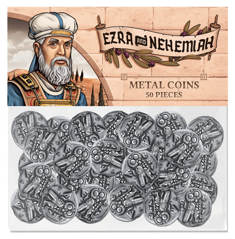 Garphill Games Ezra & Nehemiah Metal Coins (50)