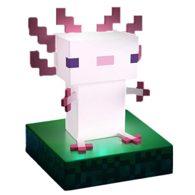 LED lampička Minecraft - Axolot