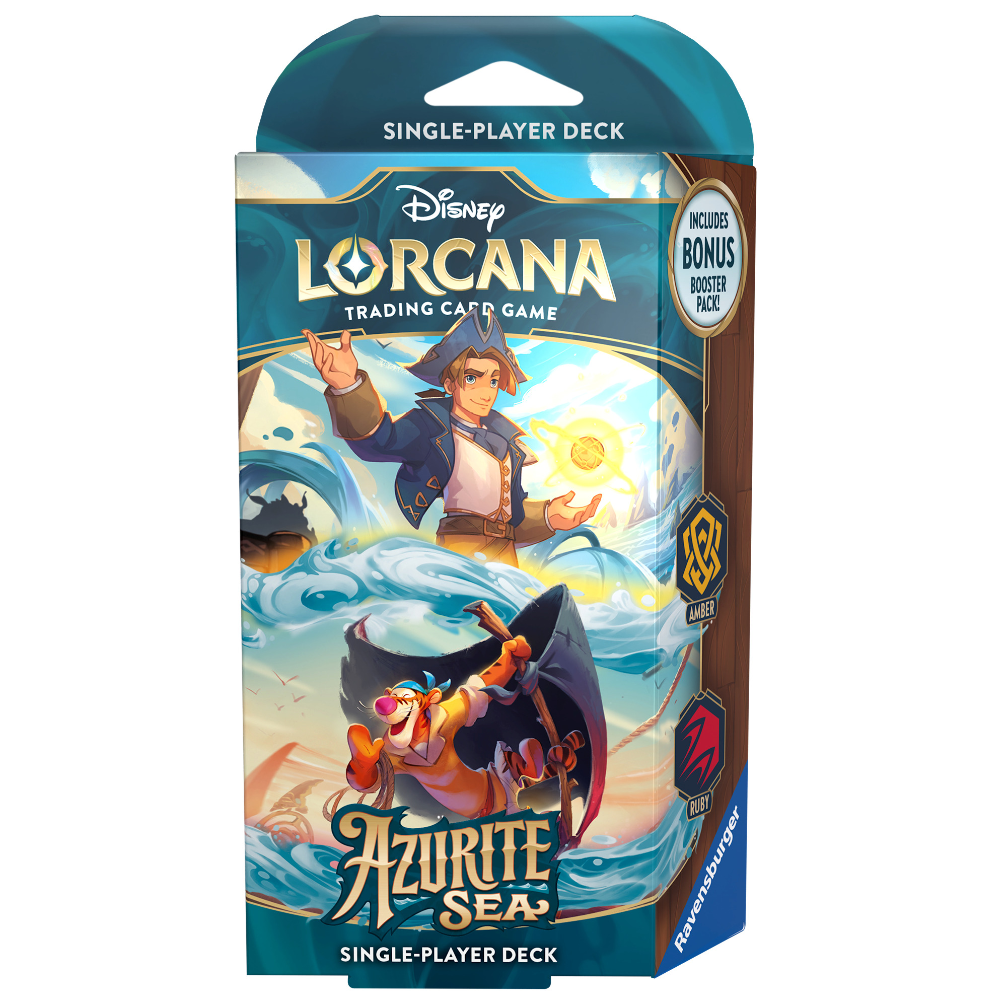 Ravensburger Disney Lorcana: Azurite Sea - Starter Deck Amber & Ruby