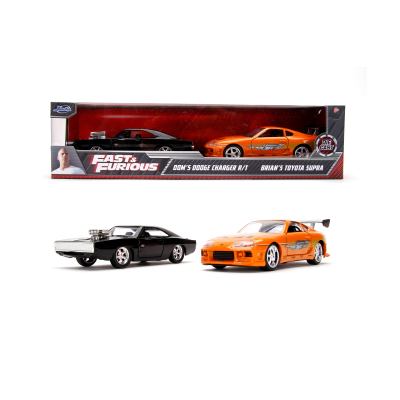 Rychle a zběsile Twin Pack Toyota Supra a Dodge Charger 1:32