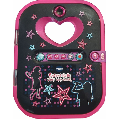 Vtech Kidi Secret Safe - Můj tajný deník - černý SK