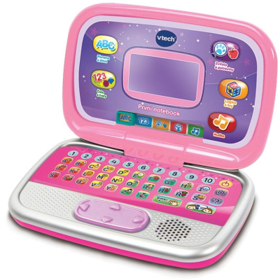 Vtech první notebook - růžový CZ