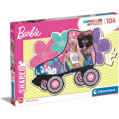 Clementoni - Obrysové puzzle 104 Barbie BRUSLE