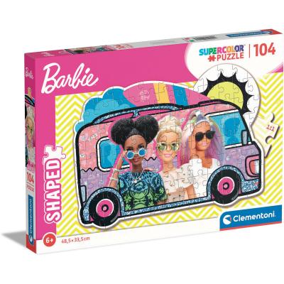 Clementoni - Obrysové puzzle 104 Barbie na výletě