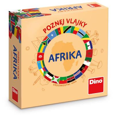 Dino - POZNEJ VLAJKY AFRIKA Cestovní hra