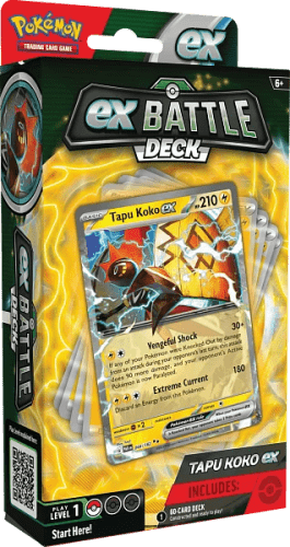 Nintendo Pokémon TCG: ex Battle Deck - Tapu Koko & Iron Leaves Varianty: Tapu Koko ex