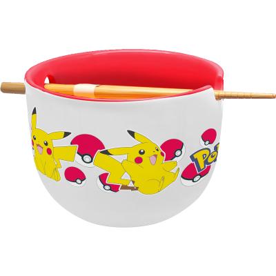 Pokémon ramen miska a hůlky