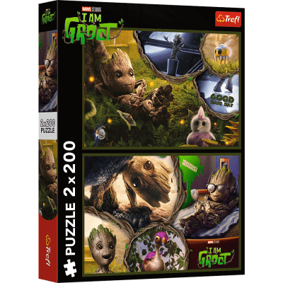 Puzzle 2x200 dílků I am Groot / Marvel Guardians of the Galaxy