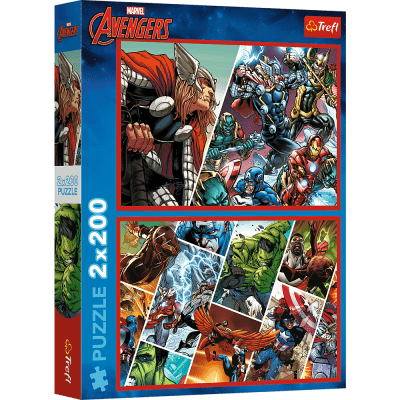 Puzzle 2x200 dílků Marvel/Avengers