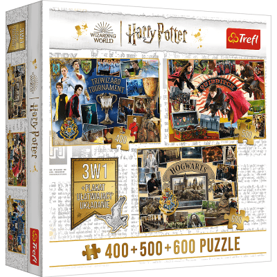 Puzzle Harry Potter Tournament 3v1 400 + 500 + 600 dílků