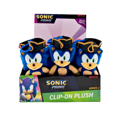 Sonic figurka – přívěsek plyšový