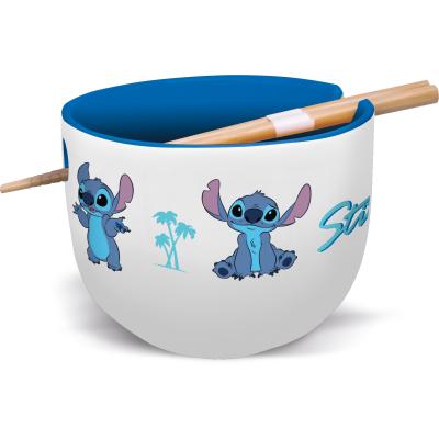 Stitch ramen miska a hůlky