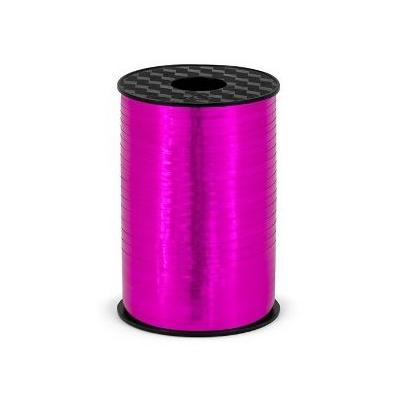 Stuha vázací  5 mm/225 m magenta metalická