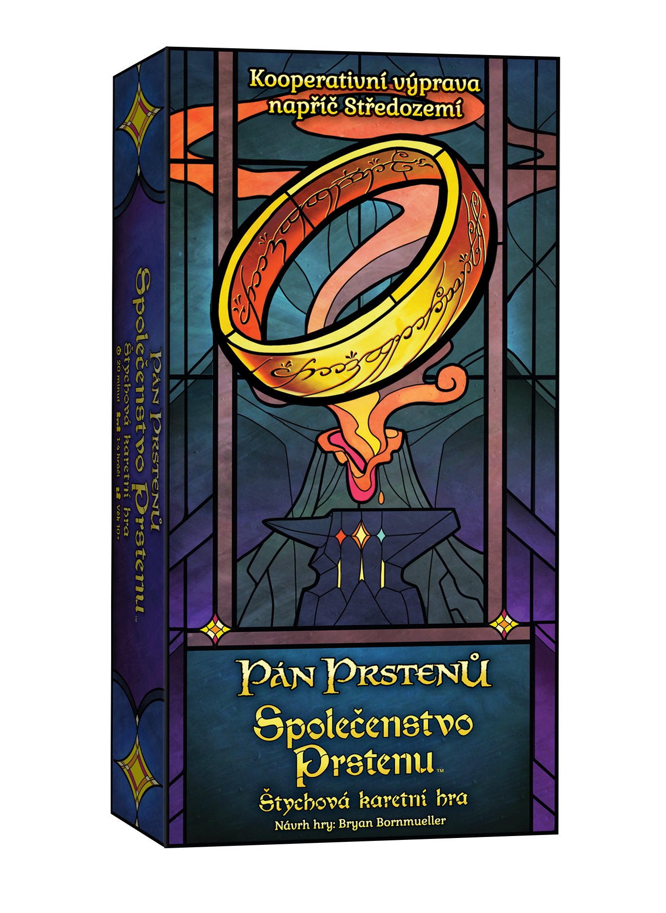 Asmodee Czech Republic Pán prstenů: Společenstvo prstenu – Štychová karetní hra + promo kapitola Dary Galadriel (The Fellowship of the Ring: Trick-Taking Game CZ)