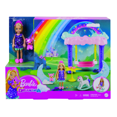 Barbie Chelsea s houpacím koníkem herní set