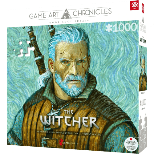 Good Loot GLO Game Art Chronicles: The Witcher: Geralt Van Gogh Puzzles 1000