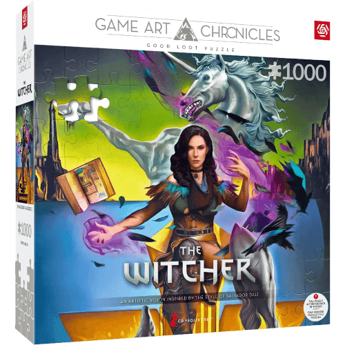 Good Loot GLO Game Art Chronicles: The Witcher - Yennefer Salvadore Dali Puzzles 1000