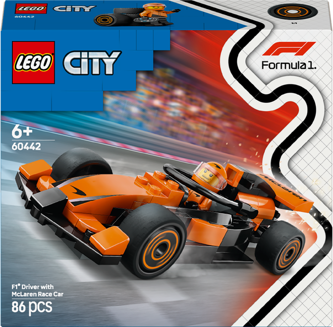 LEGO LEGO® City Jezdec F1® se závodním vozem McLaren 60442