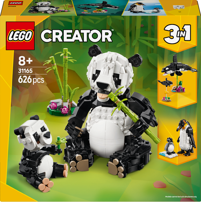 LEGO LEGO® Creator 3v1 Divoká zvířata: Pandí rodinka 31165