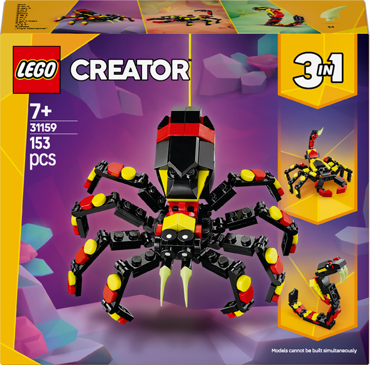 LEGO LEGO® Creator 3v1 Divoká zvířata: Překvapivý pavouk 31159