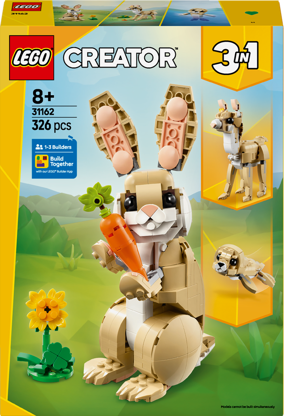 LEGO LEGO® Creator 3v1 Roztomilý králíček 31162