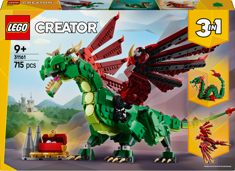 LEGO LEGO® Creator 3v1 Středověký drak 31161