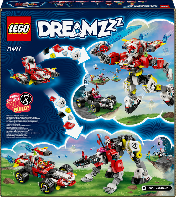 LEGO LEGO® DREAMZzz™ Cooperův tygří robot a Zerův hot rod 71497