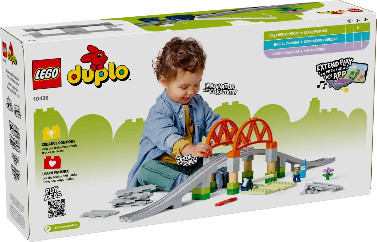 LEGO LEGO® DUPLO® Železniční most a koleje – rozšiřující sada 10426